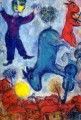 Vacas sobre Vitebsk contemporáneo Marc Chagall